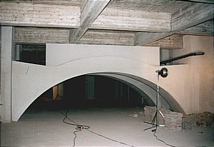basement before the remodelling