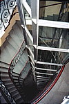 staircase with interior lift
